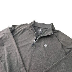 FootJoy Pullover Men Size XL Gray Thermo Series 1/4 Quarter Zip Performance Golf